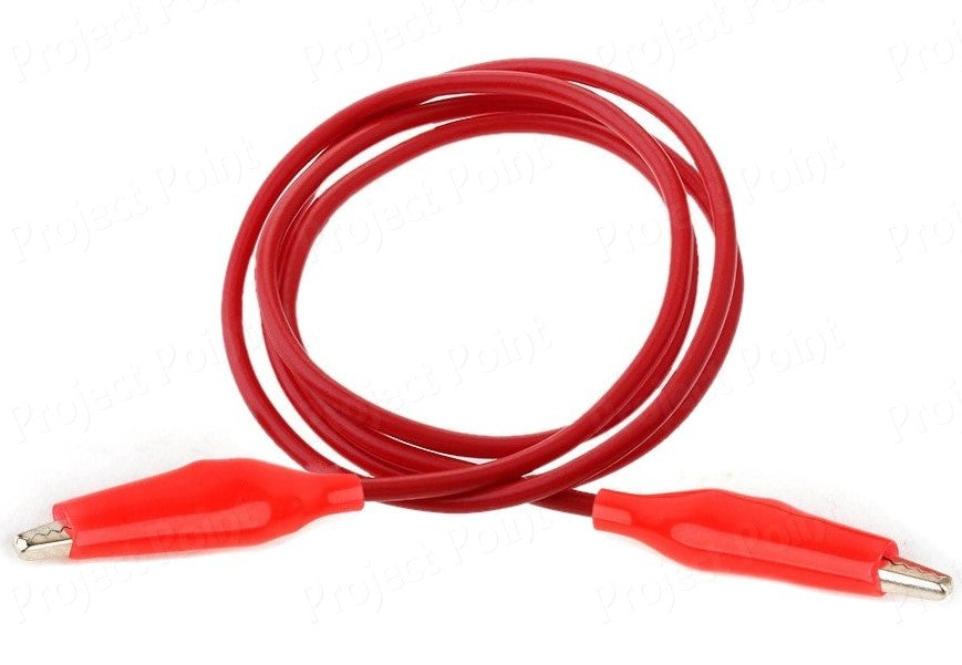 Multicolor Alligator Crocodile Clips Electrical Test Lead Wire 19in/50cm