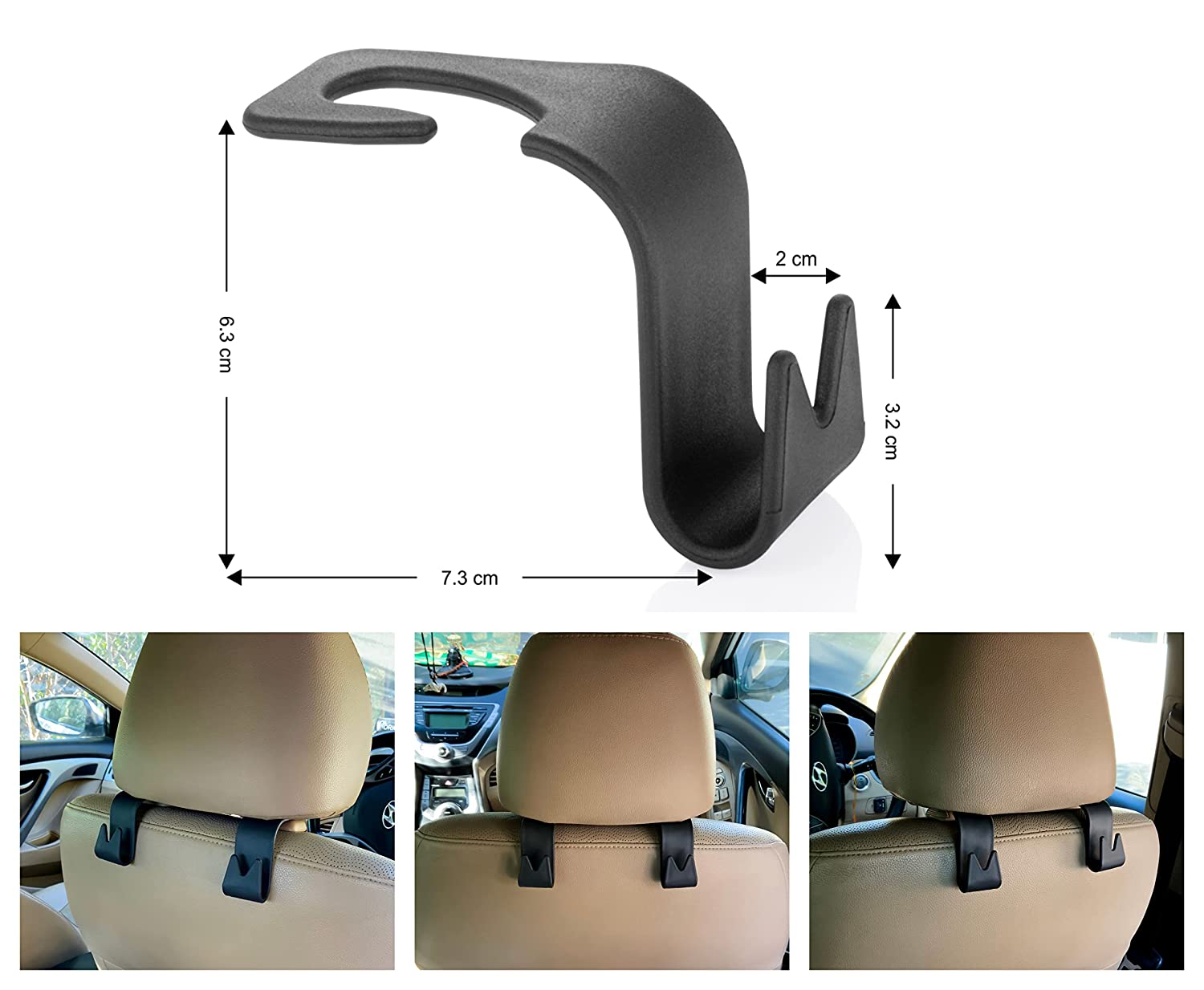 4pcs Car backrest Hanger | Cars Space Organizer