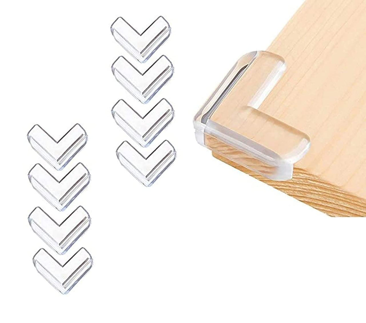 Baby Proofing Corner Protector Baby: 8 Pack Corner Protectors Baby Proof  Corners and Edges Protector, Extra Large Clear Table Corner Protectors for