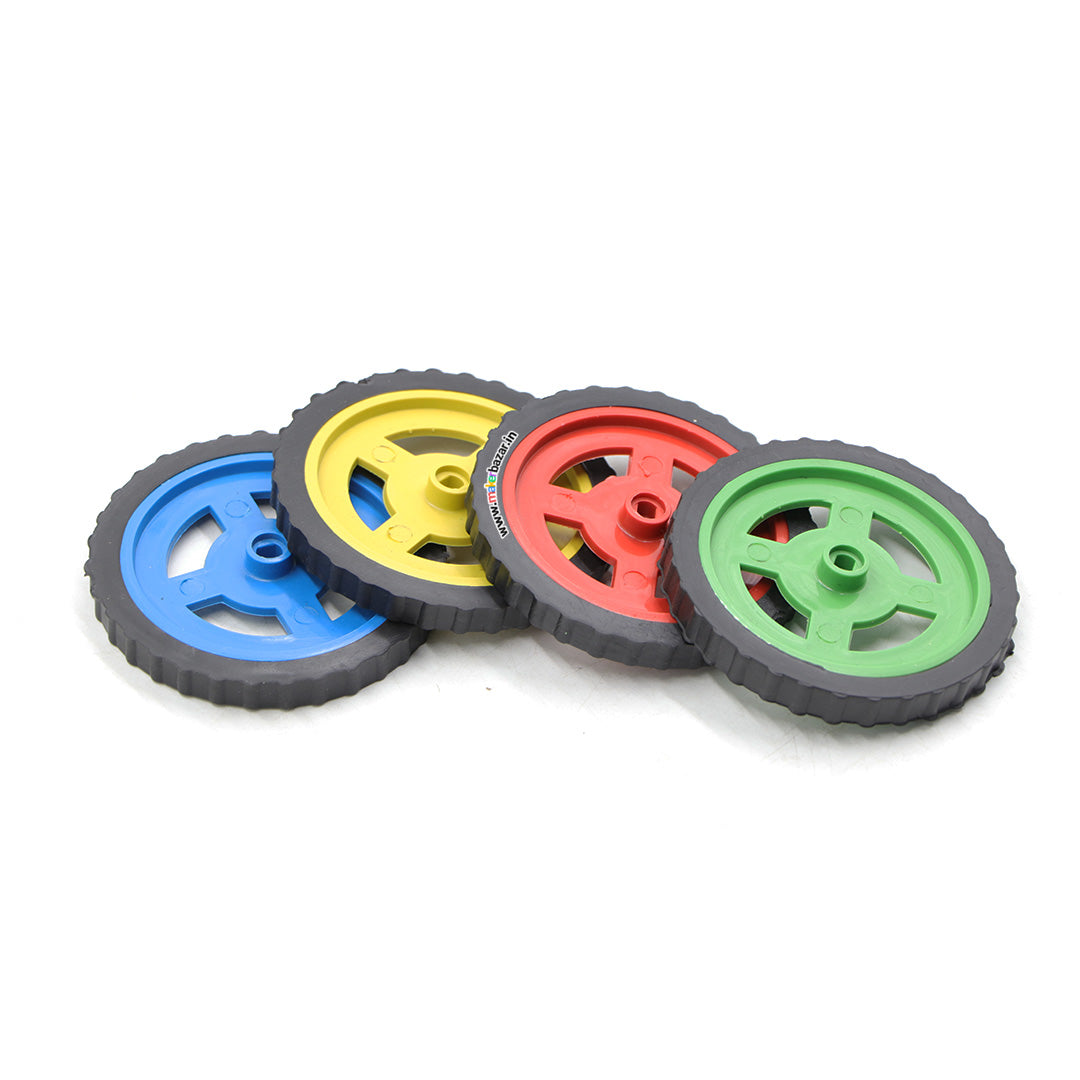 BO Gear Motor Robot Wheels 7cm x 1cm