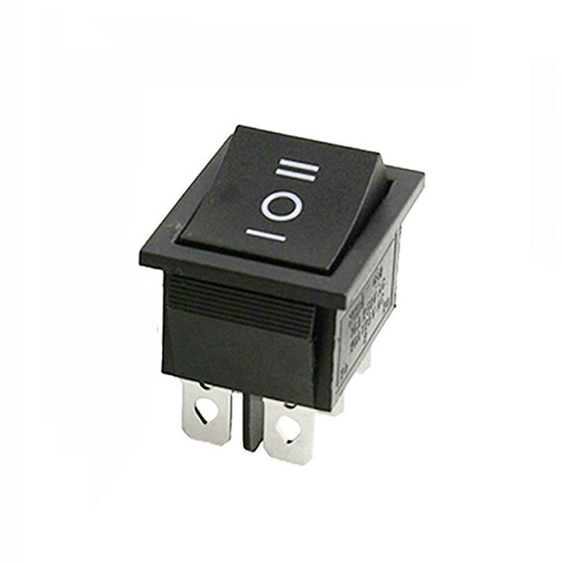 KCD4 16A 250V DPDT Positional On-Off-ON Rocker Switch 6 Leg (Lock Action)