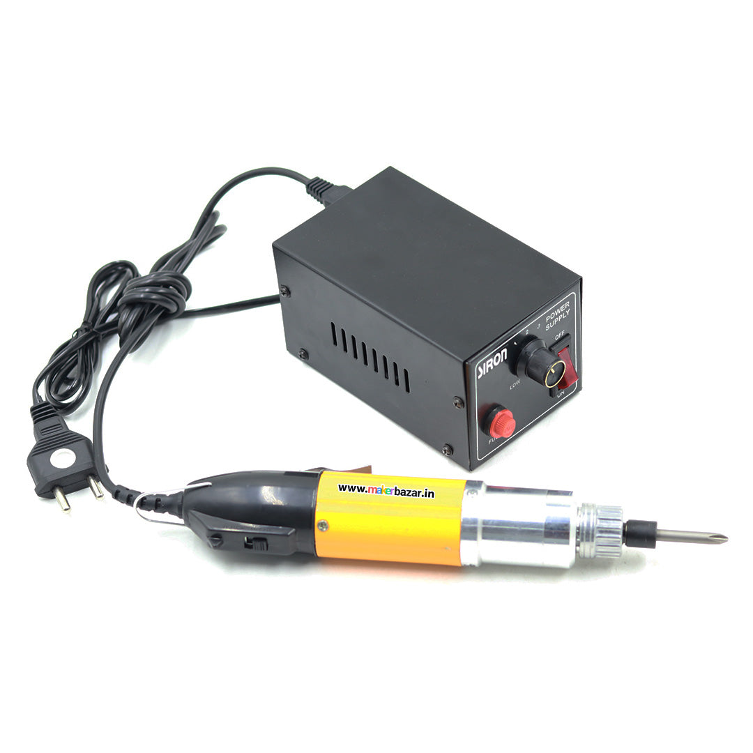 Siron: Electric Screwdriver 802 with 2 Bits and Power Supply