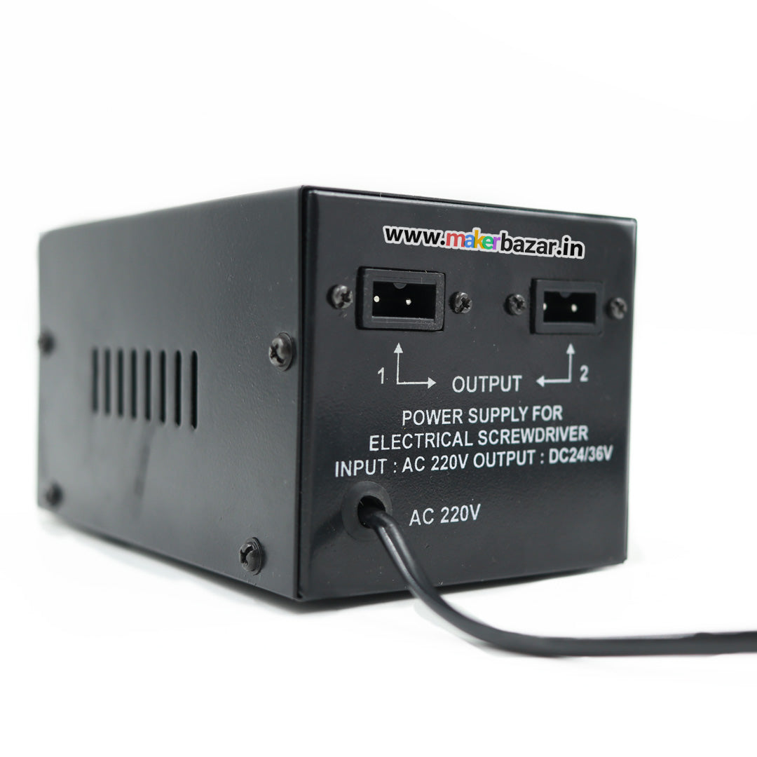 Siron: Electric Screwdriver 802 with 2 Bits and Power Supply