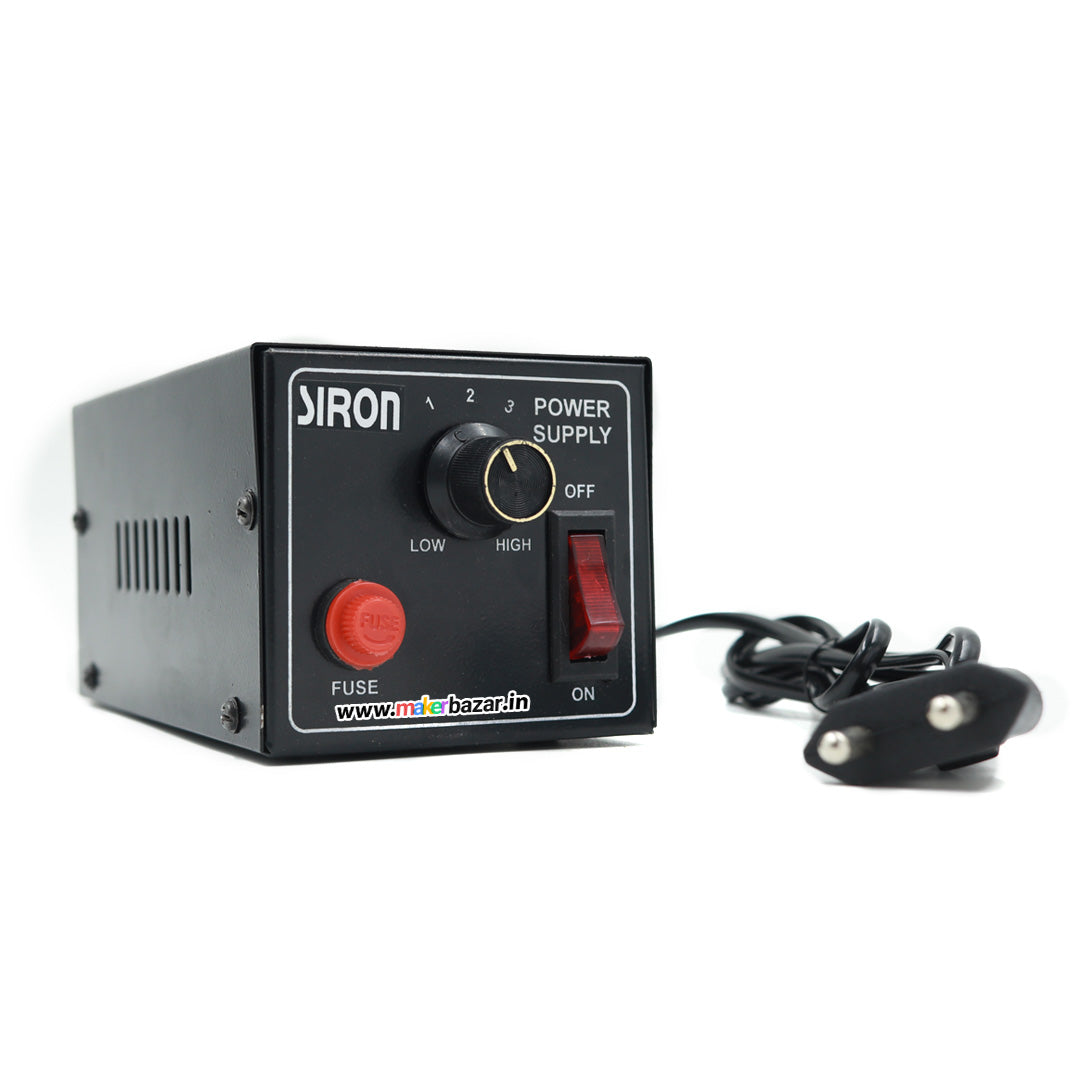 Siron: Electric Screwdriver 802 with 2 Bits and Power Supply