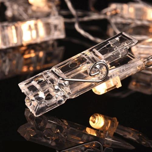 10 LEDs Decorative Photo Clip LED Lights