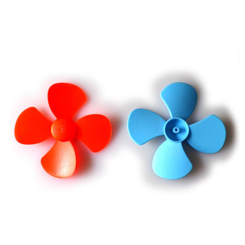 Four Blade Mini Propeller Toy Fan for 1.8mm Shaft