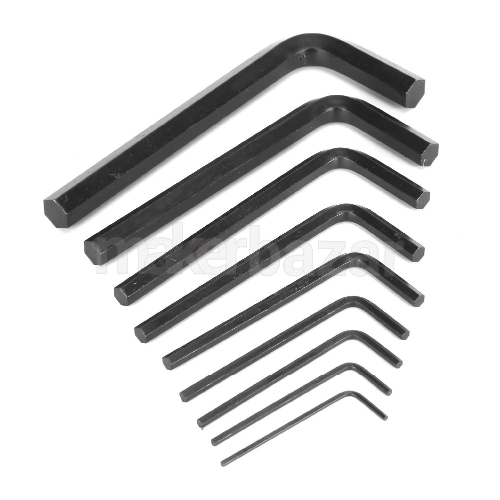 Taparia: KM9V Allen Key Set Black Finish (Pack of 9)