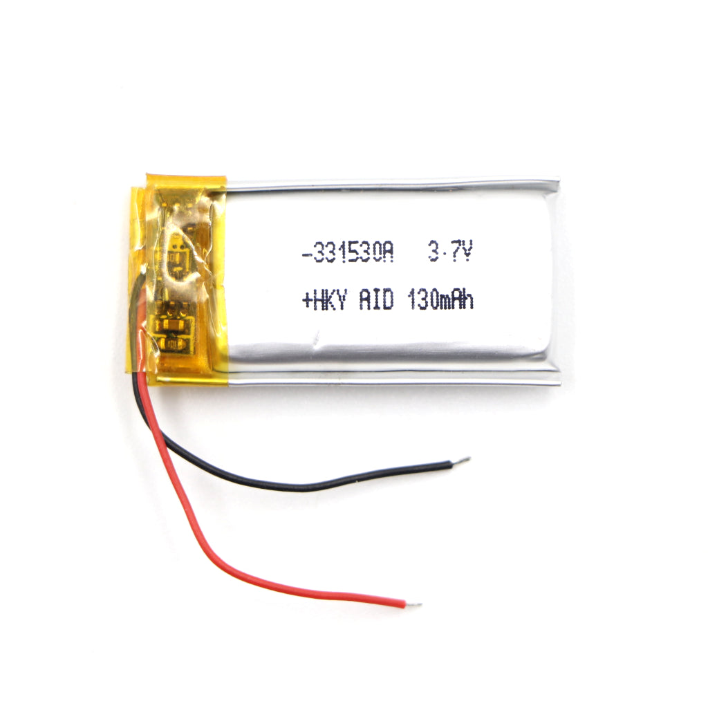 Generic: 3.7V 130mah Lipo Battery - Single Cell Lithium Polymer Battery