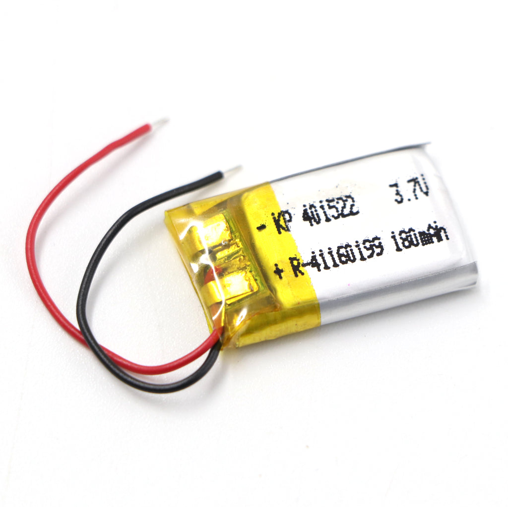 KP: 3.7V 180mAh Lipo Battery - Single Cell Lithium Polymer Battery