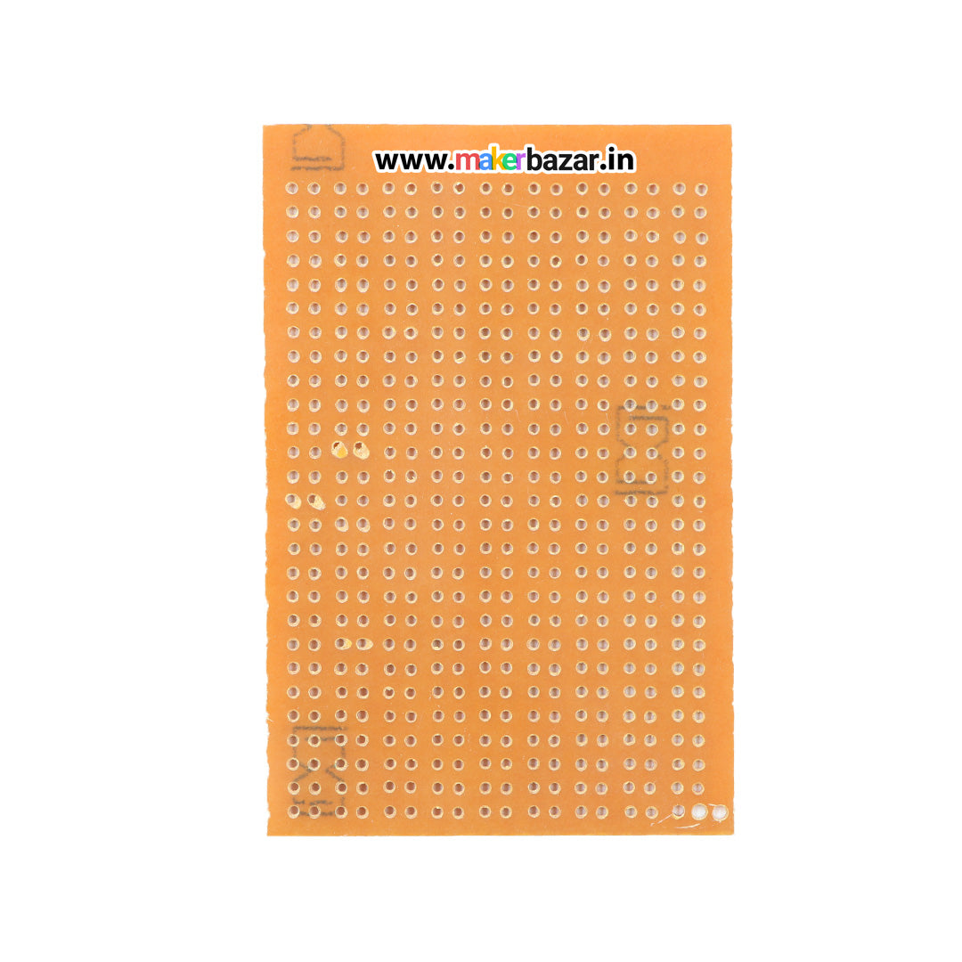 Univolt: Dot Board / Perforated Vero Board PCB Single Sided Printed Circuit Zero Board - Copper