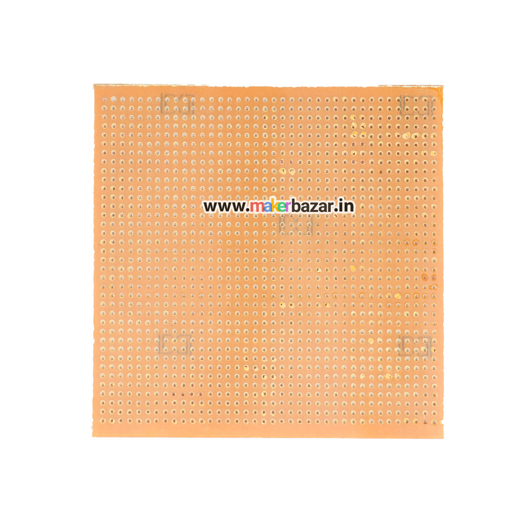 Univolt: Dot Board / Perforated Vero Board PCB Single Sided Printed Circuit Zero Board - Copper
