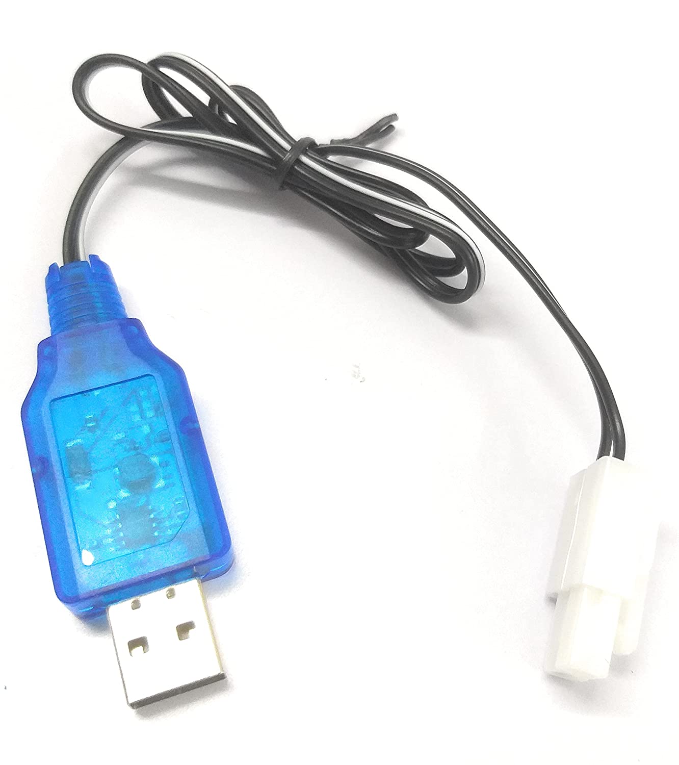 USB Charging Cable including Charging Protection BMS with L6.2-2P Plug for Ni-CD/Ni-MH Battery RC Car/ DIY