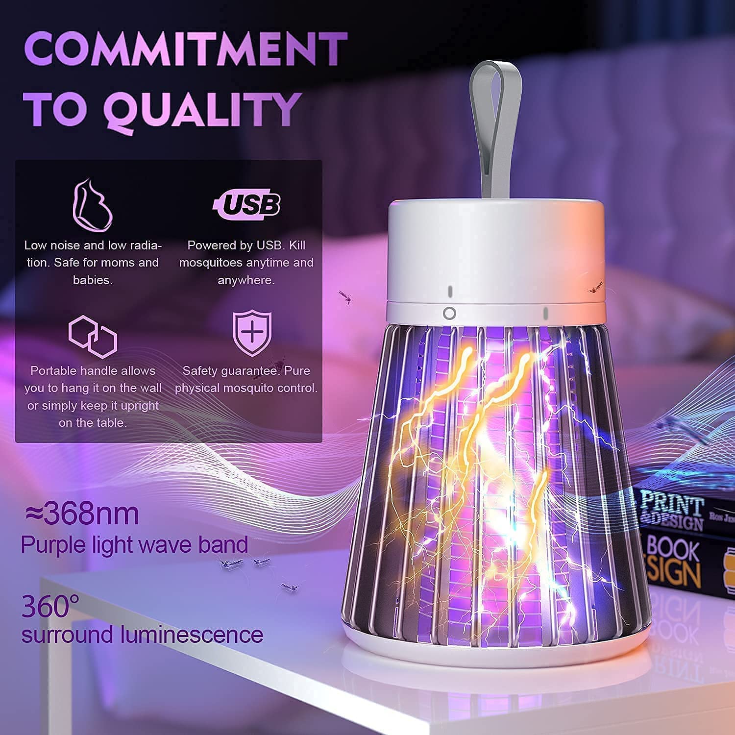 Lantern Shape USB Powerd Mosquito Killer Lamp