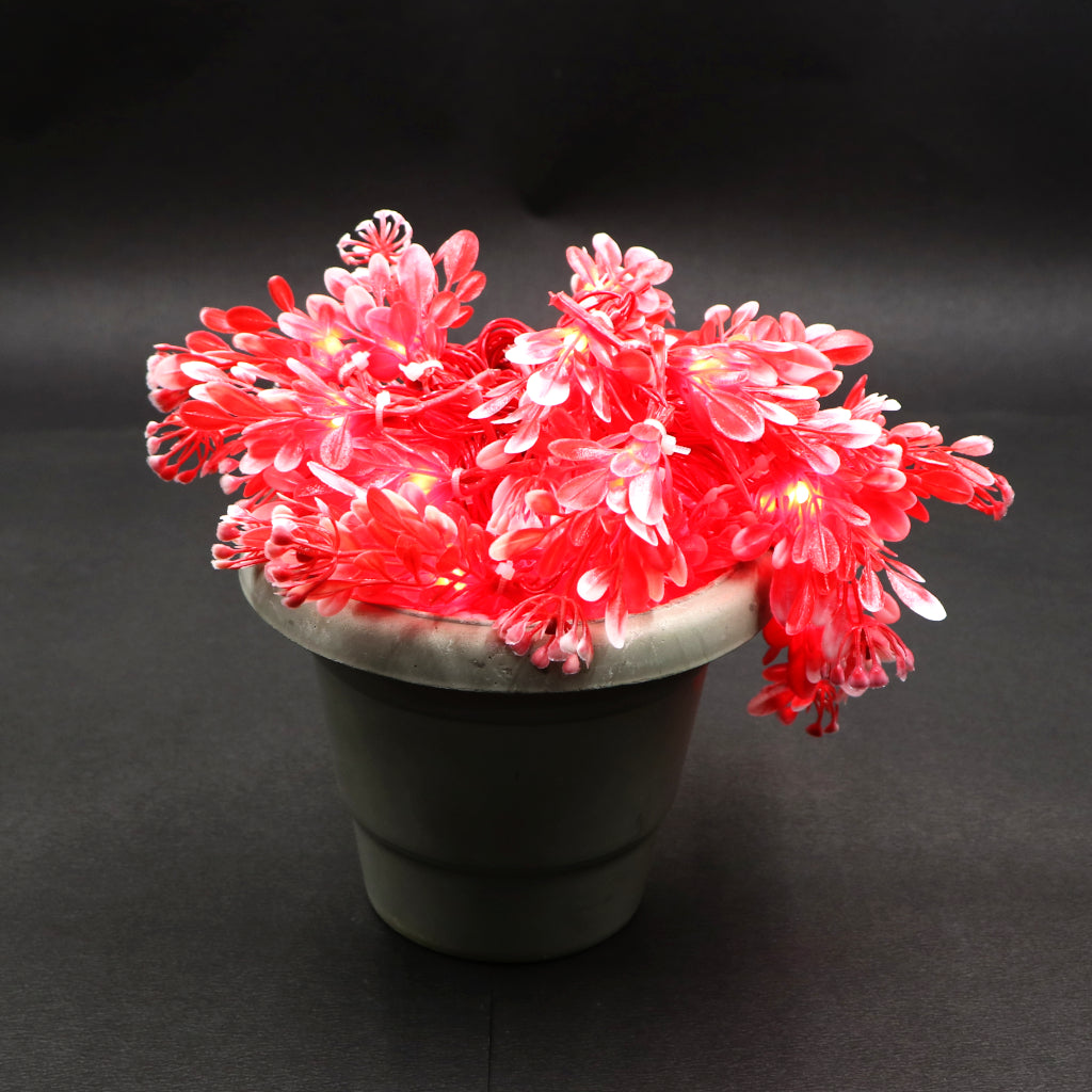 Red Leaves with White Tip 24 LED String Fairy Lights