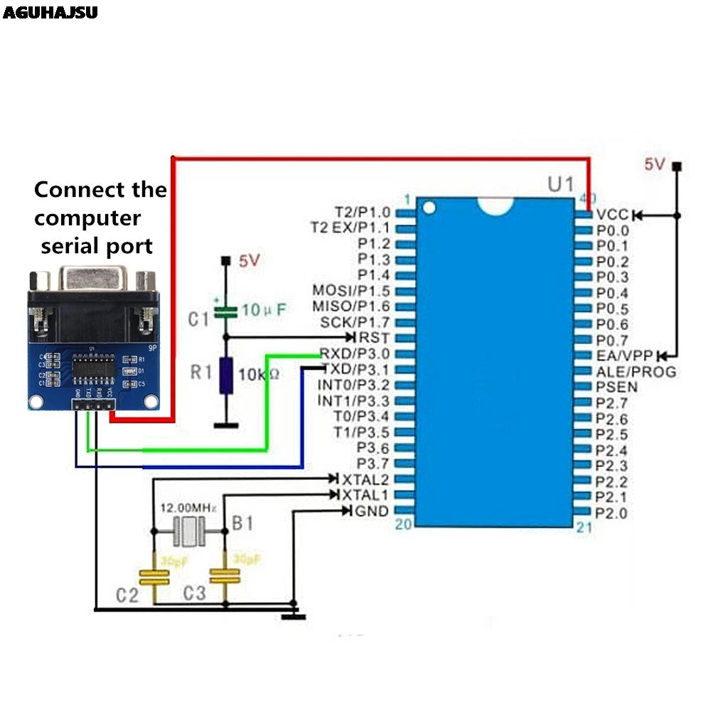 MAX3232 RS232 to TTL Serial Interface Module