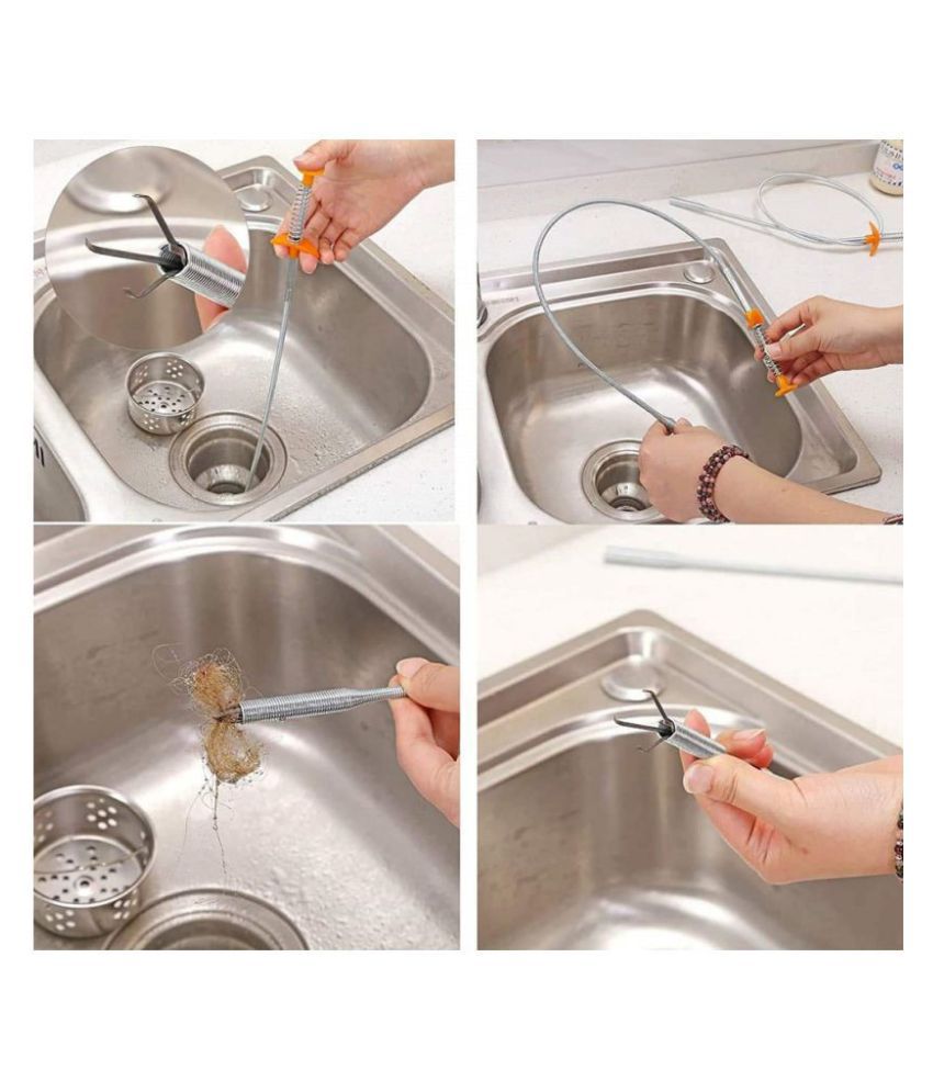 Pipe Cleaner Multifunctional Cleaning Claw Kitchen Bathroom Pipe