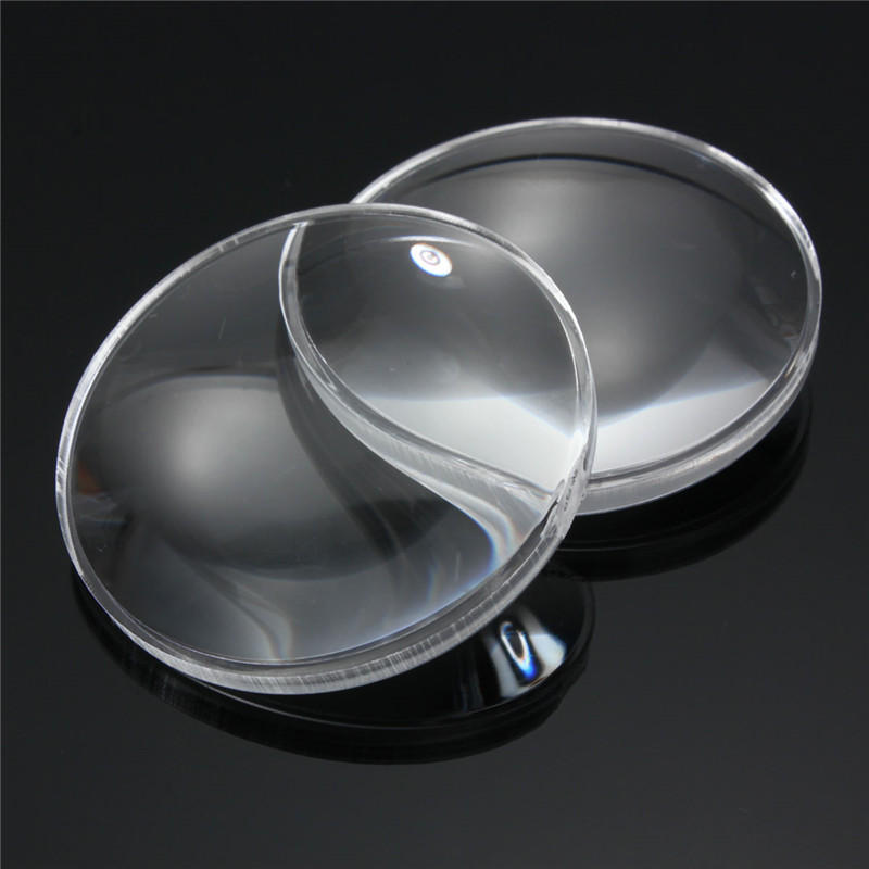 Double Convex Lens, 20mm Focal Length, 2in" (50mm) Diameter