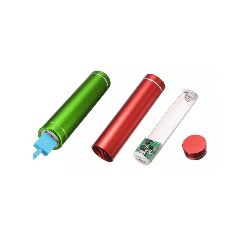 5V 1A USB Aluminium Body Power Bank Case for 18650 Battery