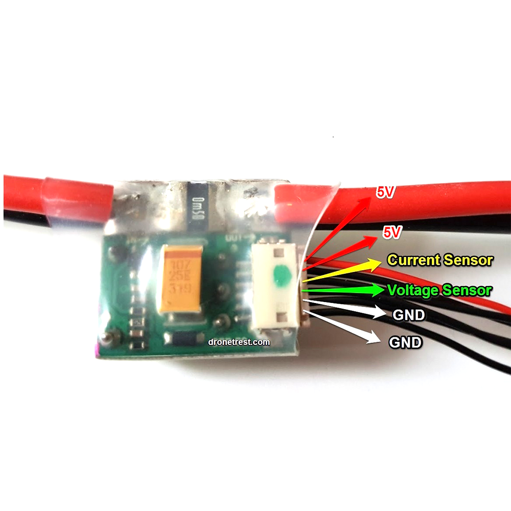 APM/Pixhawk Power Module V6.0 Output BEC 3A XT60 Plug 28V 90A