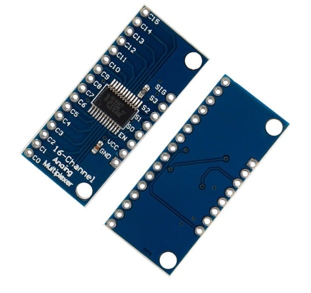 CD74HC4067 High Speed CMOS 16-Channel Analog/Digital Multiplexer Breakout Module