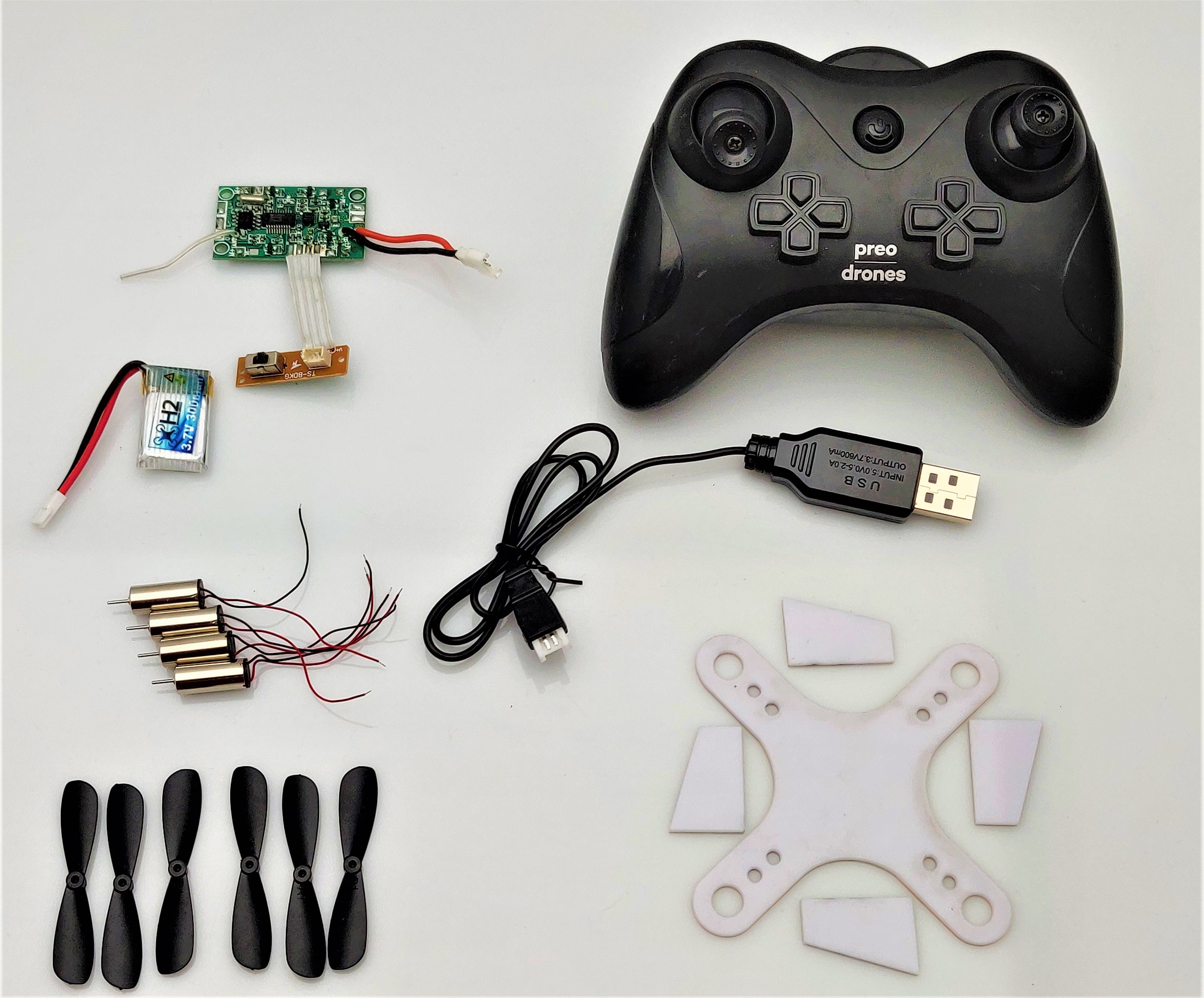 Acrylic DIY Mini Drone Kit with Remote