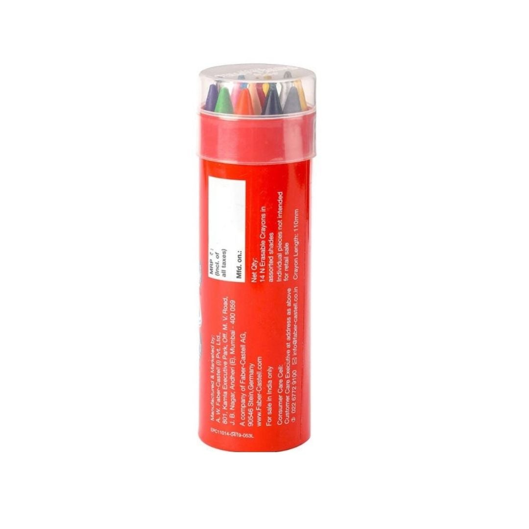 Faber-Castell: 14 Erasable Plastic Crayons