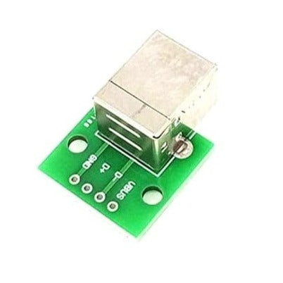 USB Type-B Connector Breakout Board