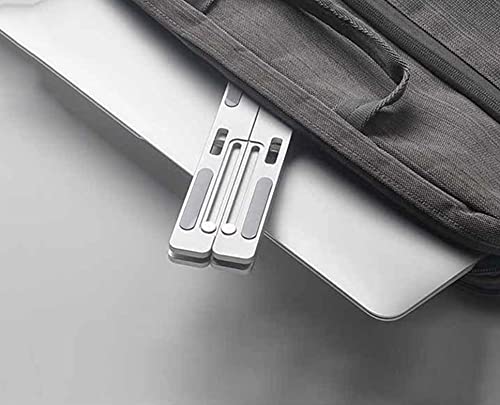 Plastic Laptop Stand for Table, Fits Tablet, Notebook, MacBook Upto 13.3 Inch with Adjustable Angle