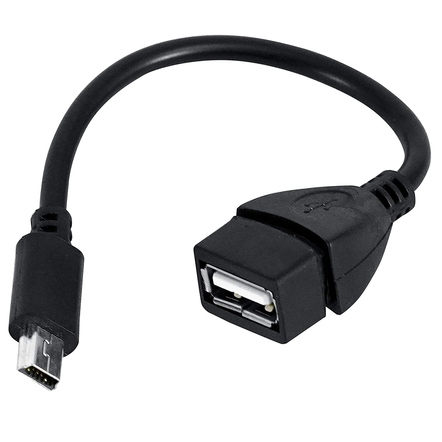 Mini USB Male to USB Female OTG Adapting Cable