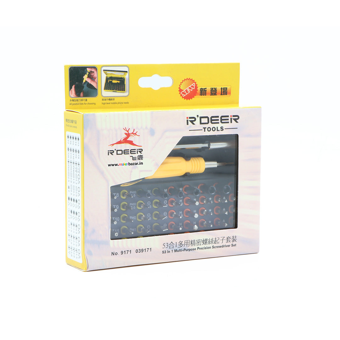 53 in 1 Multifunctional Precision Screwdriver Set for Mobile/PC/Tablet