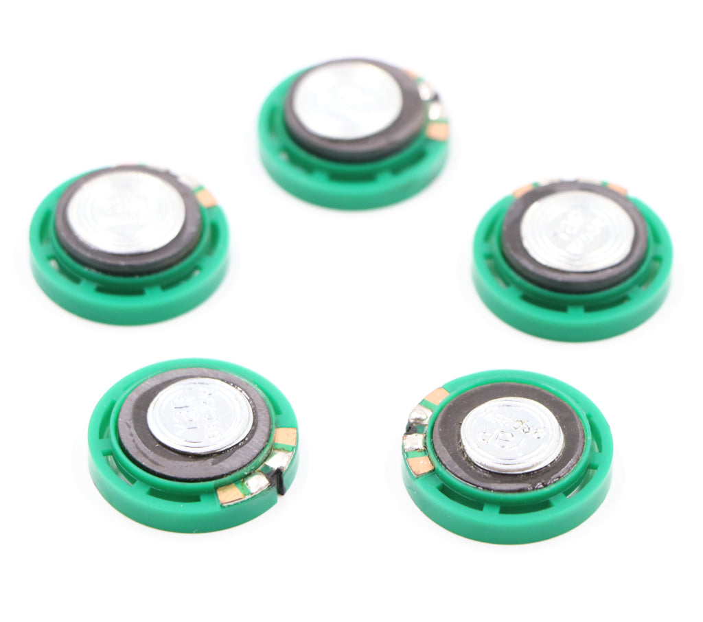 29mm Mini Mylar Miniature Speaker Plastic Toy Speaker Green/Black