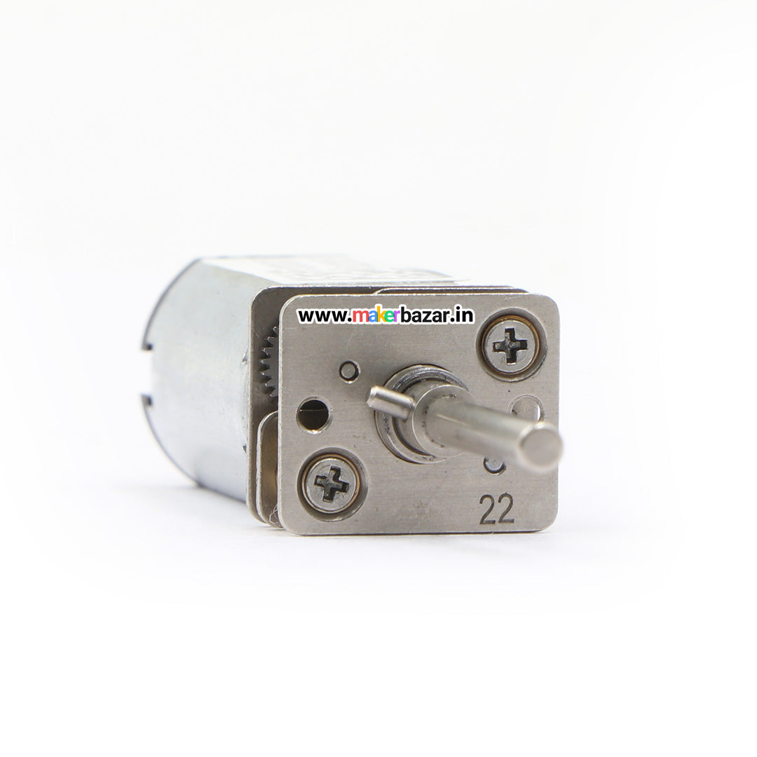 N20 3V-9VDC 14mm Long Shaft Miniature Metal Gear Motor