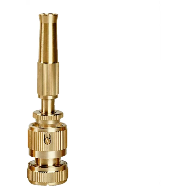Brass Nozzle Water Spray Gun Hose Nozzles Pipe For Gardening And Washing hose 1/2 inch