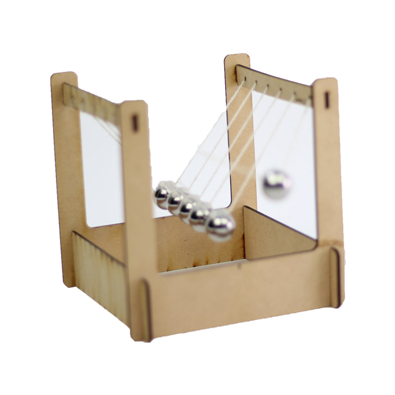 Laser Cut MDF Casing for Newton's Cradle DIY Project