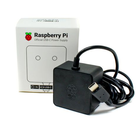 Raspberry Pi Official USB type-C 15.3W Power Supply For Raspberry Pi 4