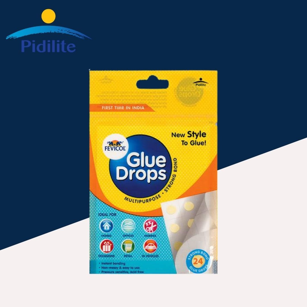 Pidilite: Fevicol 24pcs 12mm Glue Drops for DIY Projects, Decoration
