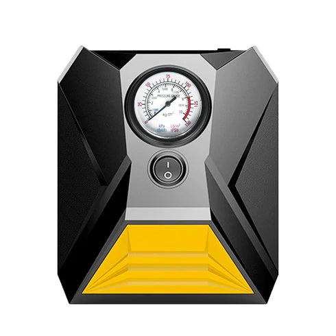 Rapid Mini Portable Electric Cars Tyre Inflator Air Compressor Analog Meter (Ordinary Edition)