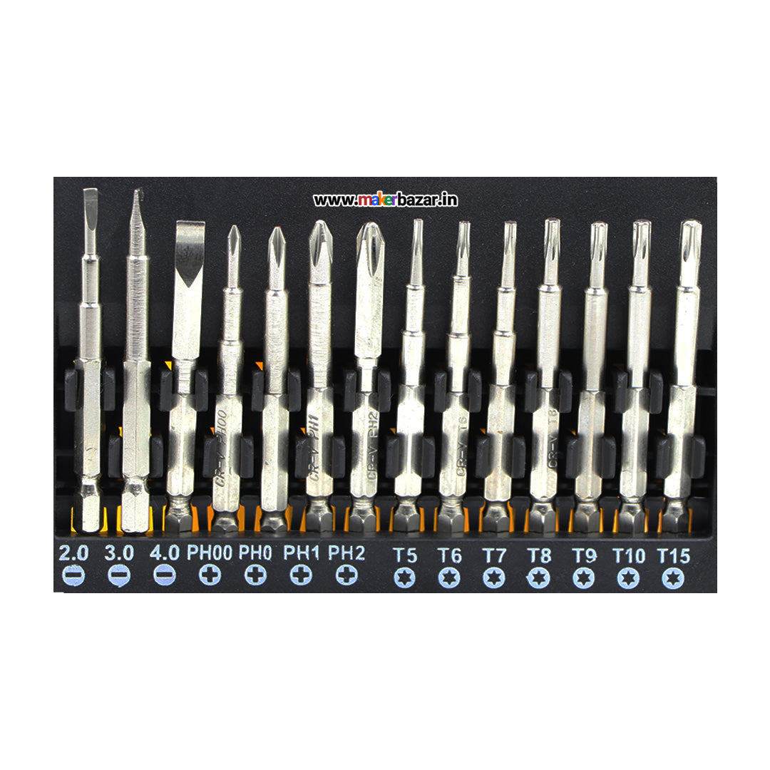 27 PCs Precision Screwdriver Socket & Wrench Set with Extension Bar