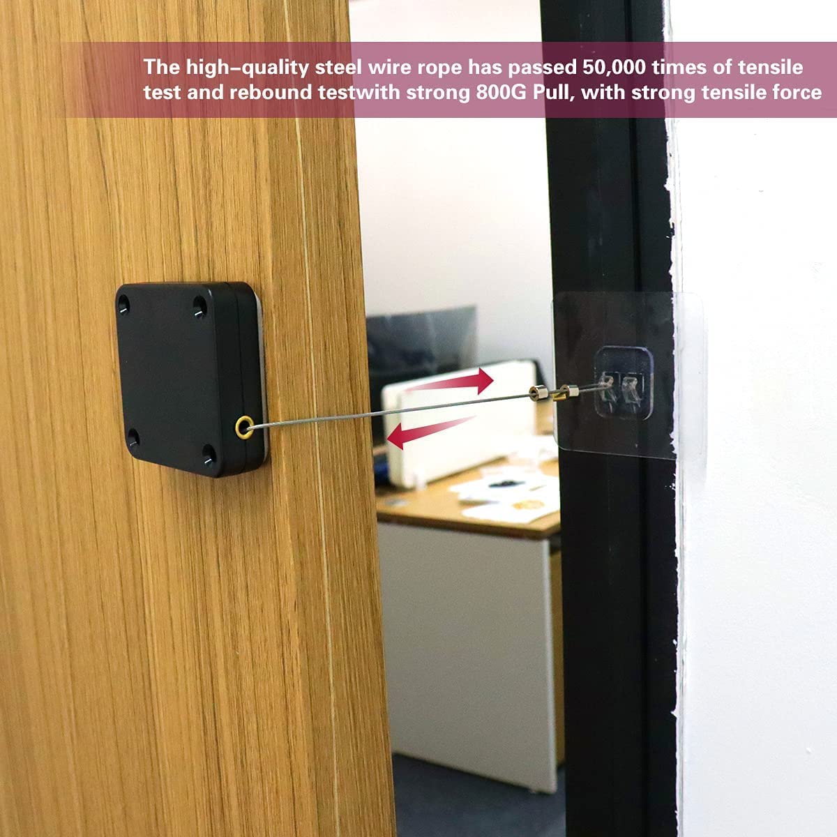 Punch-Free Automatic Door Closer