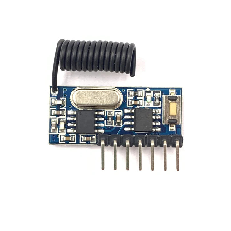 QIACHIP Wireless 433Mhz RF Module Receiver Remote Control Built-in Learning Code 1527