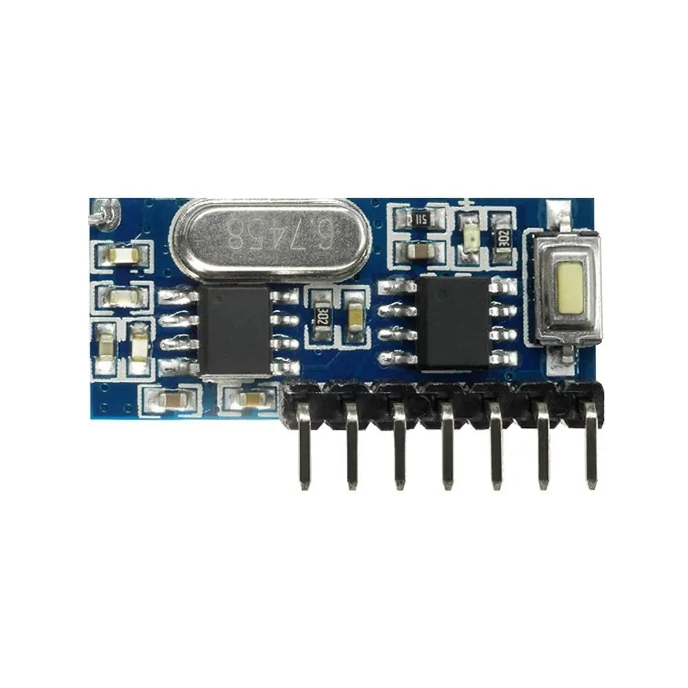QIACHIP Wireless 433Mhz RF Module Receiver Remote Control Built-in Learning Code 1527