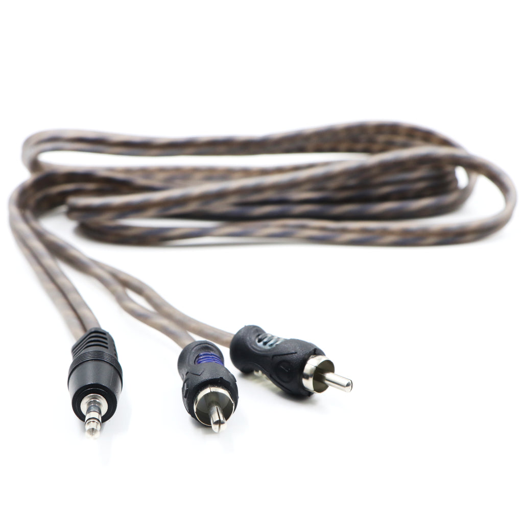 3.5mm Stereo Audio Male to 2 RCA Cable - 2mtr