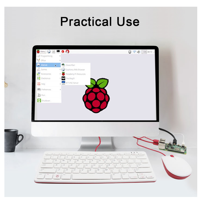 Raspberry Pi Official Keyboard - Red/White