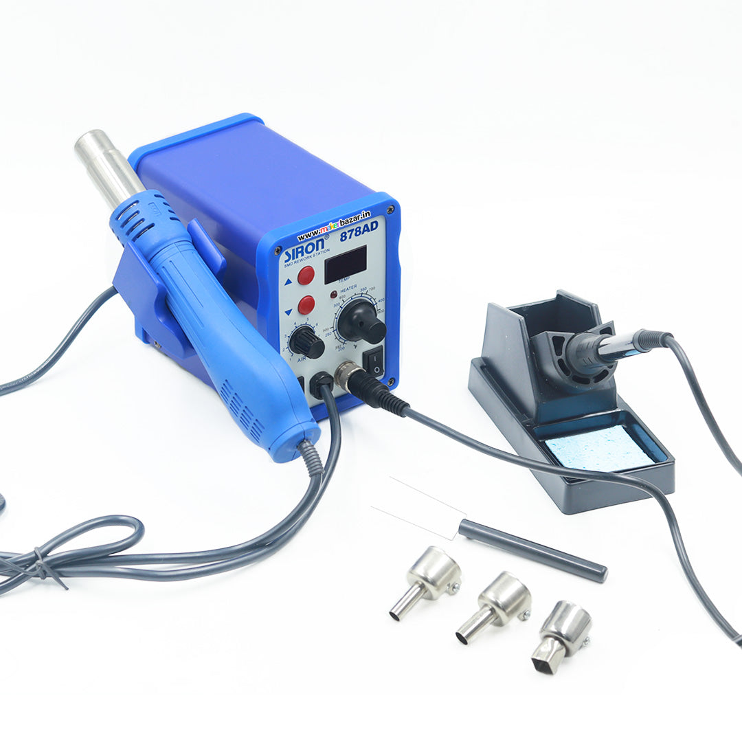 Siron: 878AD 2-in-1 Digital SMD Rework Station