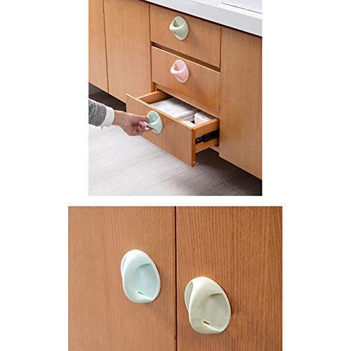 Self-Adhesive Peel and Stick Plastic Handles/Knob - Multicolor