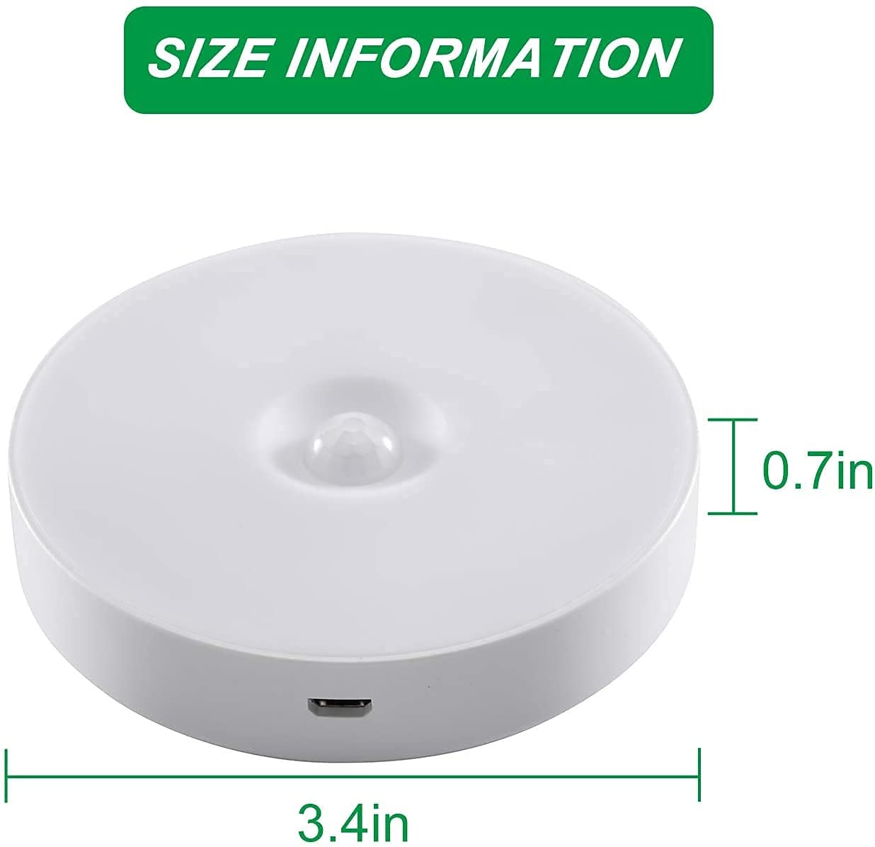 Self Adhesive Rechargeable Wireless Motion Sensor Light