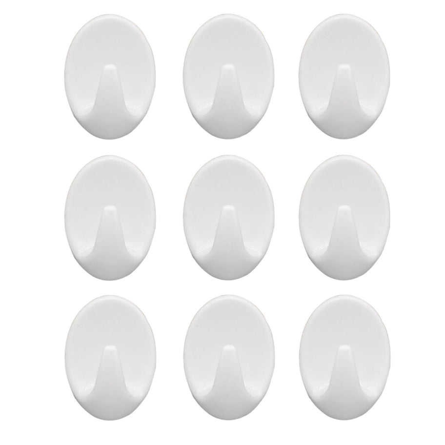9pcs Self Adhesive Hooks for DIY Projects/ Home Use