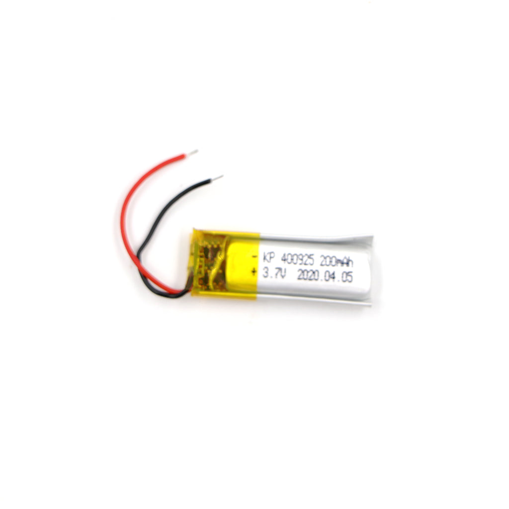 KP: 3.7V 200mAh Lipo Battery - Single Cell Lithium Polymer Battery