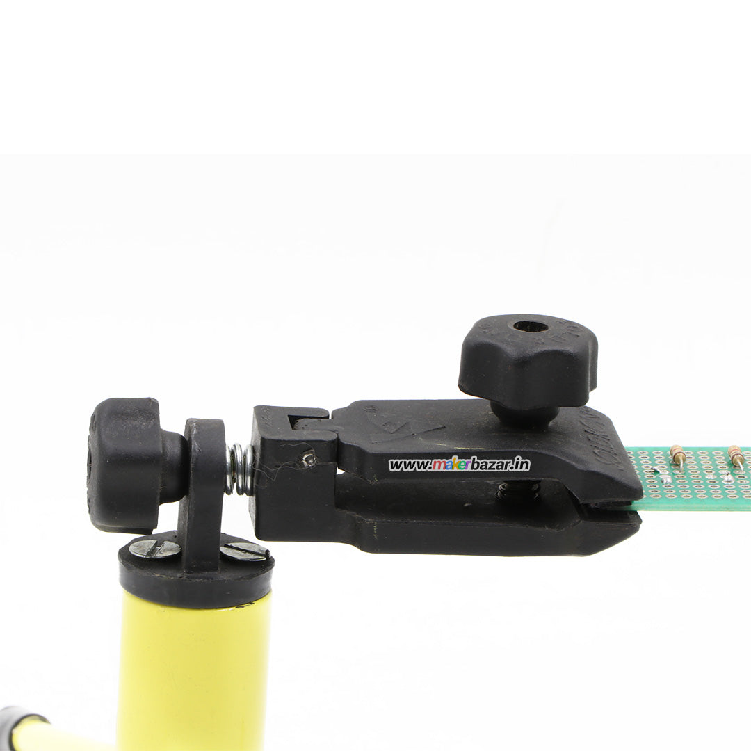 Soldron: Tripod PCB Holder and Clamp