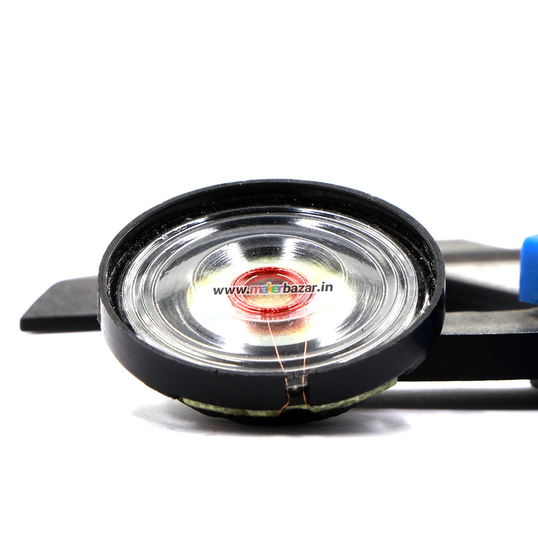 29mm Mini Mylar Miniature Speaker Plastic Toy Speaker Green/Black